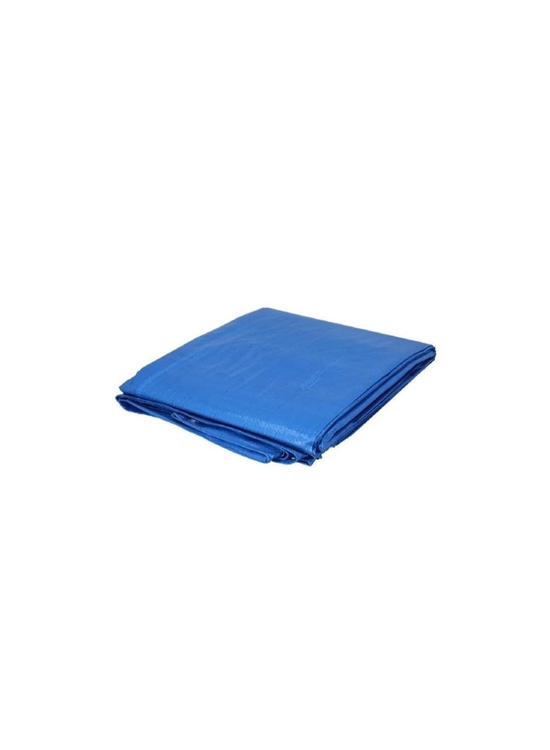 PE Tarpaulin Sheet Blue – Waterproof, UV-Resistant, 3 x 4 Yards – Heavy Duty Tarp for Camping, Construction, Agriculture  Car Cover - Image 4
