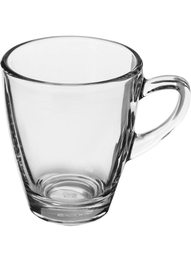 Alsaif Glass Tea Bialat Serving Set 320 Ml 6 Pieces Clear  - Image 2