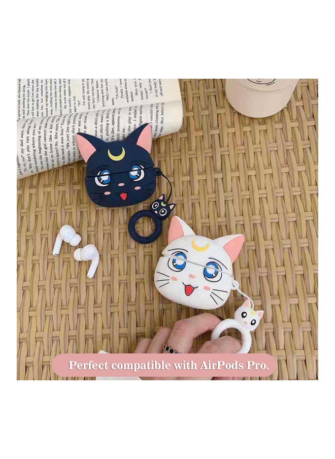 Generic - Headset Protective Case For Apple AirPods Pro White/Pink/Blue - Image 1