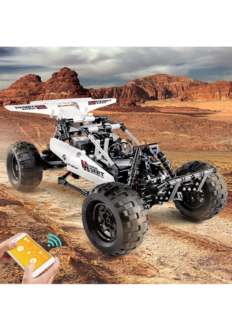 Off-Road Buggy Building Toy,APP Remote Control, Model Building Block The Mechanical Group Series For Extreme Offroad Vehicles,for Boys and Girls aged 8+,394 Pcs - Image 2