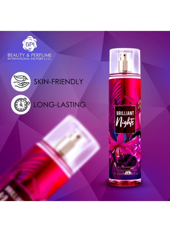 BPl Brilliant Nights Fragrance Mist Women 250ml - Image 4