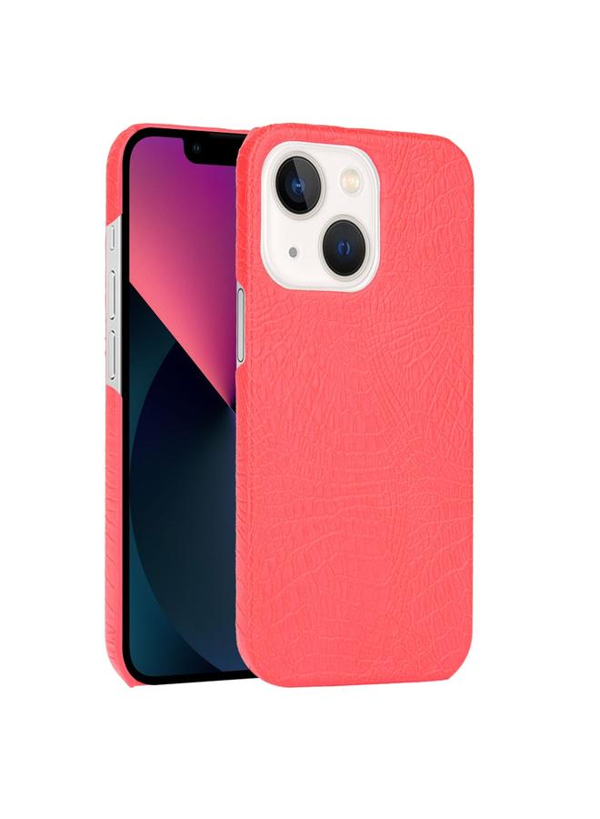 زبون جراب لهاتف iPhone 13 مصنوع من جلد التمساح PU + جراب هاتف PC - Image 1