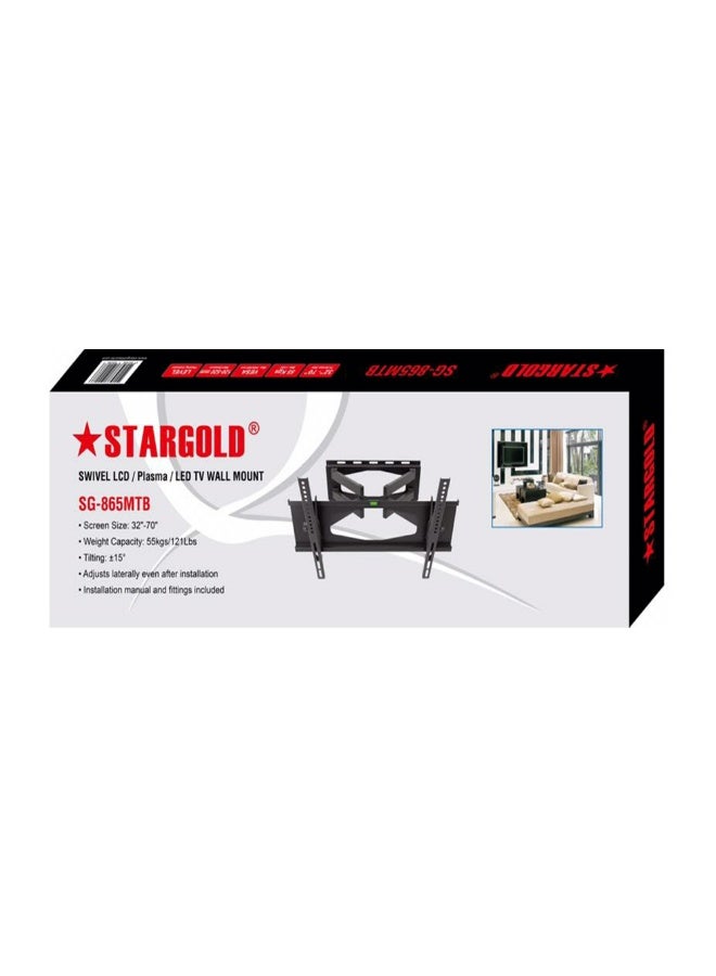 ستارجولد حامل جداري دوار كامل الحركة لشاشة LCD LED منحنية مقاس 32-80 بوصة - Image 3