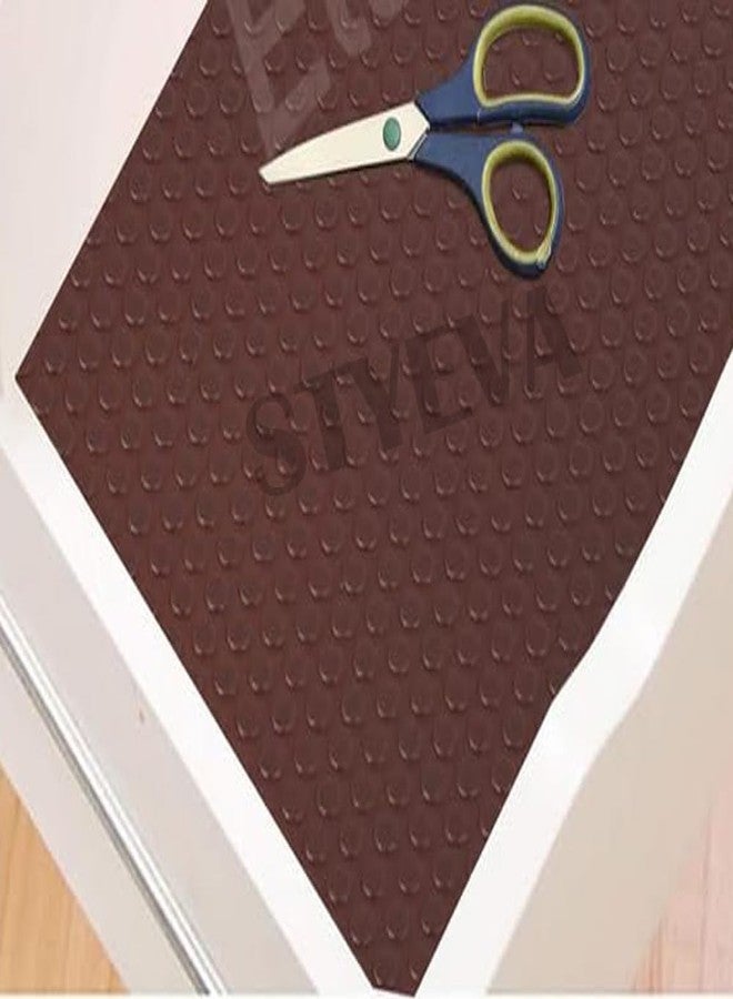 STYEVA Anti-Slip Mat for Kitchen, Drawer & Cabinet Liners, Non-Slip Shelf Liner, Super Strong Food-Grade EVA, Washable, BPA-Free, Water Resistant, Round Dot,1mm Thickness, 50 cm x 1.5 m - Image 4