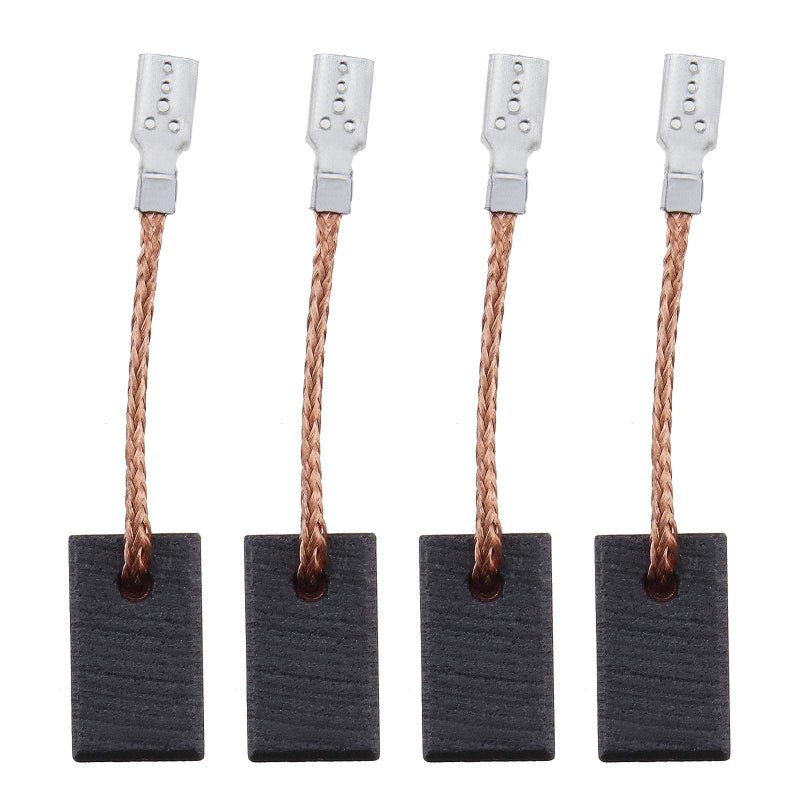 Micro Traders 2 Pairs of Carbon Brushes 6x8x13mm for Rotary Polisher Compatible with RUPES LH 18 EN LH 18 ENS SL 42 A SL 42 AE