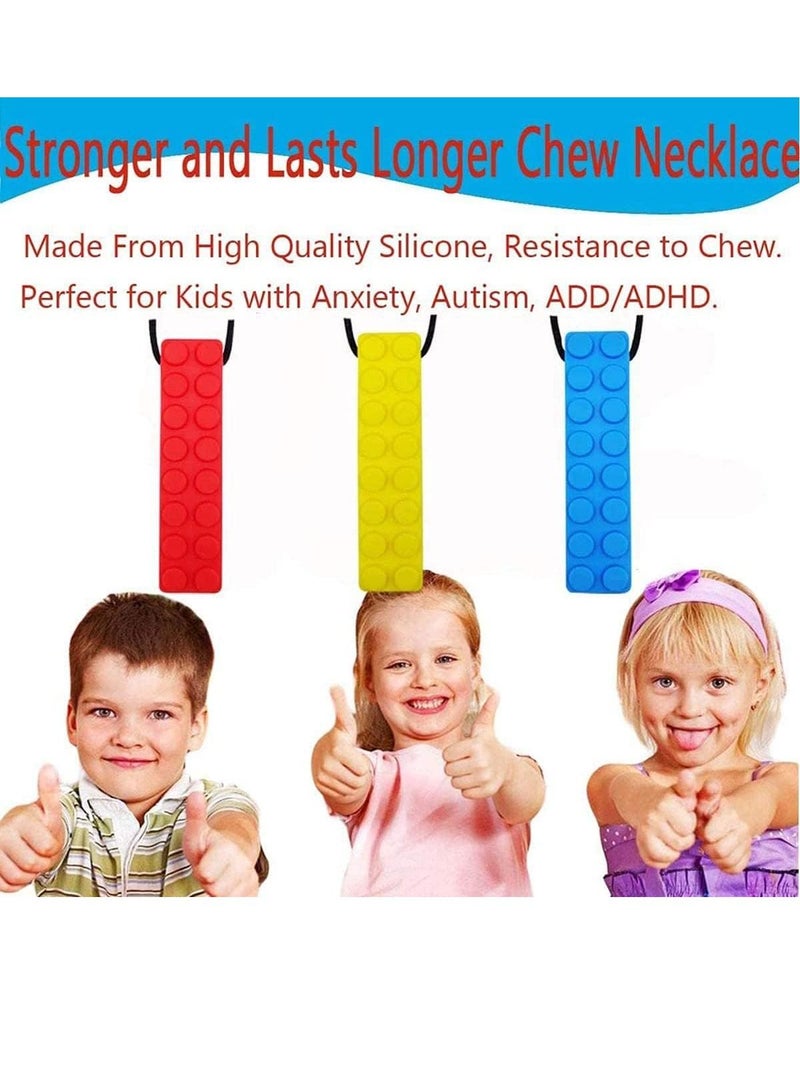 Gonice Made from Food Grade Silicone Necklace Sensory Chewy Sticks Set for Kids Teething, Autistic - Image 5