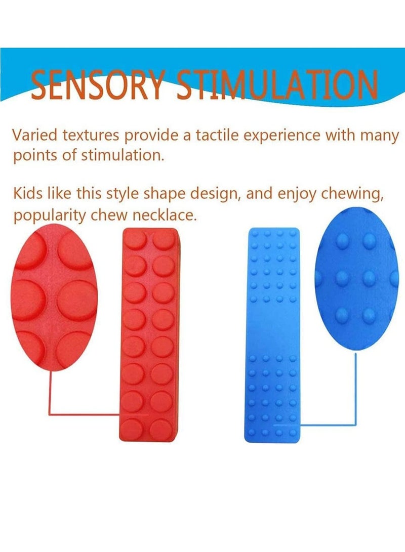 Gonice Made from Food Grade Silicone Necklace Sensory Chewy Sticks Set for Kids Teething, Autistic - Image 2