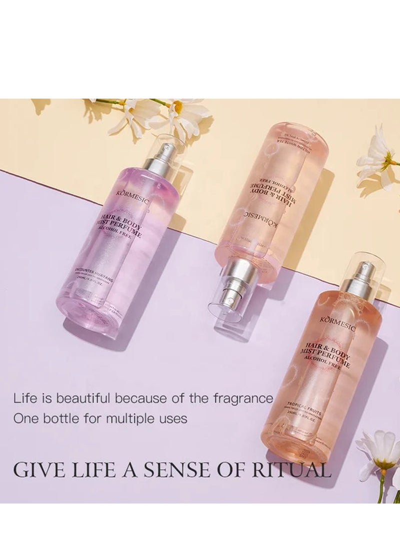 Kormesic معطر للشعر والجسم خالي من الكحول هيلتون وايت تي 290 مل - Image 2