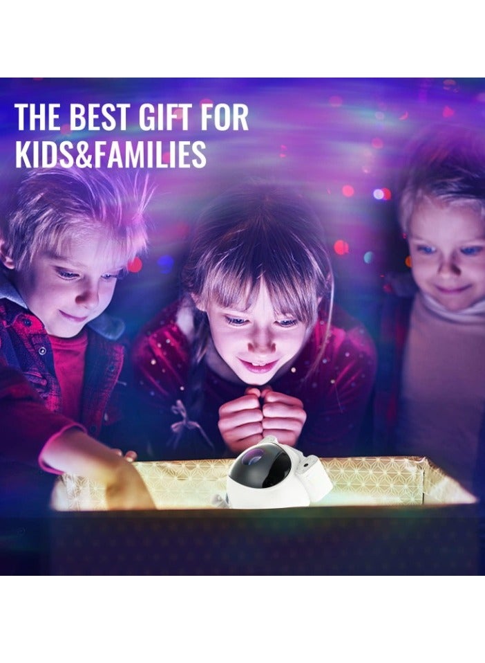 Star Projector Galaxy Night Light, Astronaut Starry LED Lamp With Timer, Lightweight And Portable Kids Star Projector, Durable Night Lamp For Kids Bedroom, (1pc, White)  - Image 4