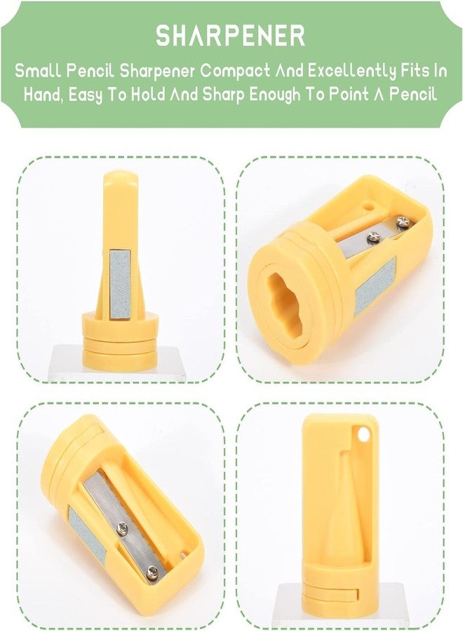 WsjiaboFux 4 Pack Multicolor Carpenter Pencil Sharpener- Manual Pencil Sharpener for Flat Carpenter Pencils, Portable Pencil Sharpening Tool Pencil Sharpeners Writing and Correction Supplies - Image 5