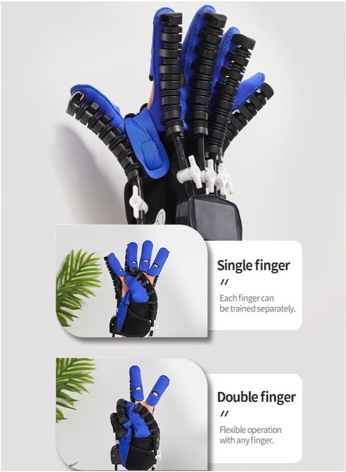Rehability Robot Gloves Hand Stroke Recovery Equipment Hand Dysfunction Patient Training Device Stroke Hemiplegia Finger Orthosis for Long Term Relief Finger Cramps
