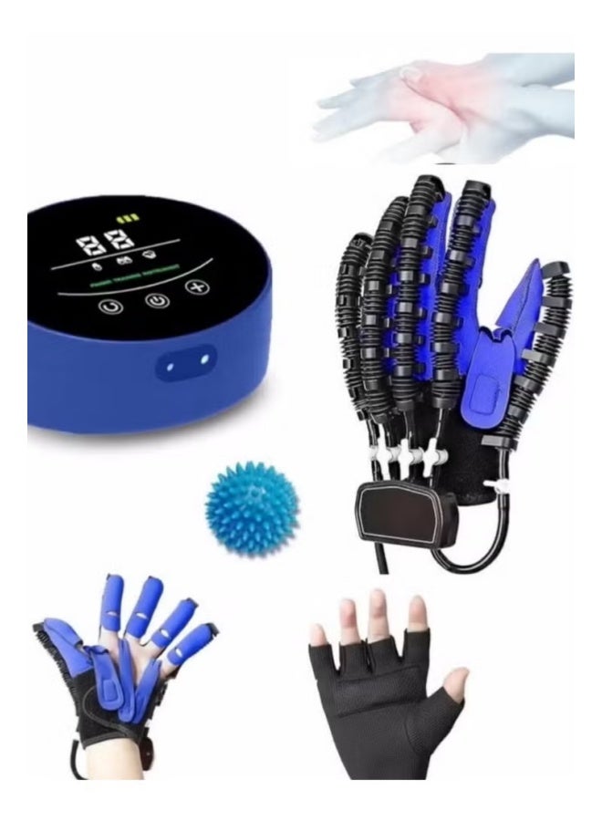 Rehability Robot Gloves Hand Stroke Recovery Equipment Hand Dysfunction Patient Training Device Stroke Hemiplegia Finger Orthosis for Long Term Relief Finger Cramps