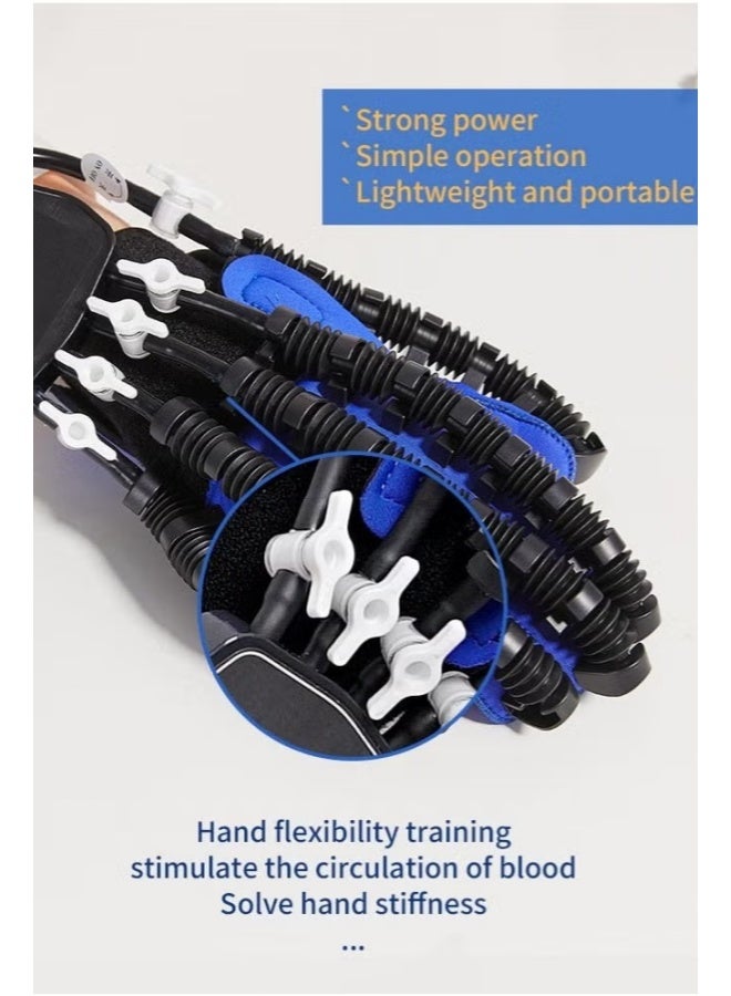 Rehability Robot Gloves Hand Stroke Recovery Equipment Hand Dysfunction Patient Training Device Stroke Hemiplegia Finger Orthosis for Long Term Relief Finger Cramps