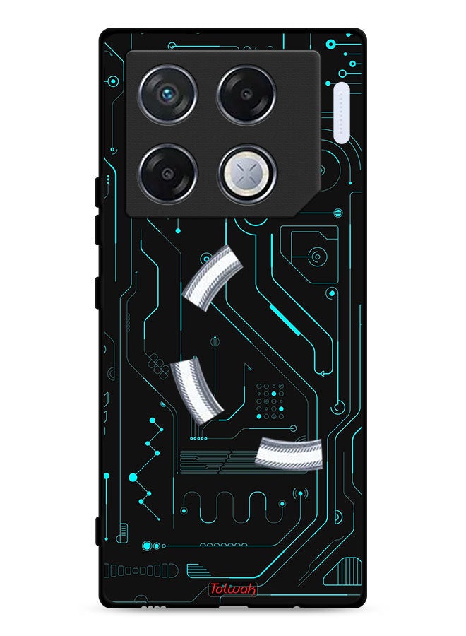 Tolwak Infinix GT 20 Pro 5G Protective Case Cover Digital Art Circuits Minimalism Multiple Display - Image 1
