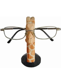 Generic Wood Handcarved Animal Glasses Stand Sunglass Holder Display Desktop Eyeglassed Holder Holiday Decoration Gift for Home Office（Giraffe）  - Image 4