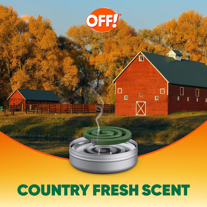 OFF! Backyard Mosquito Repellent Coil Refills, Perfect for Outdoor Patios Country Fresh Scent, 6 Count - Image 5