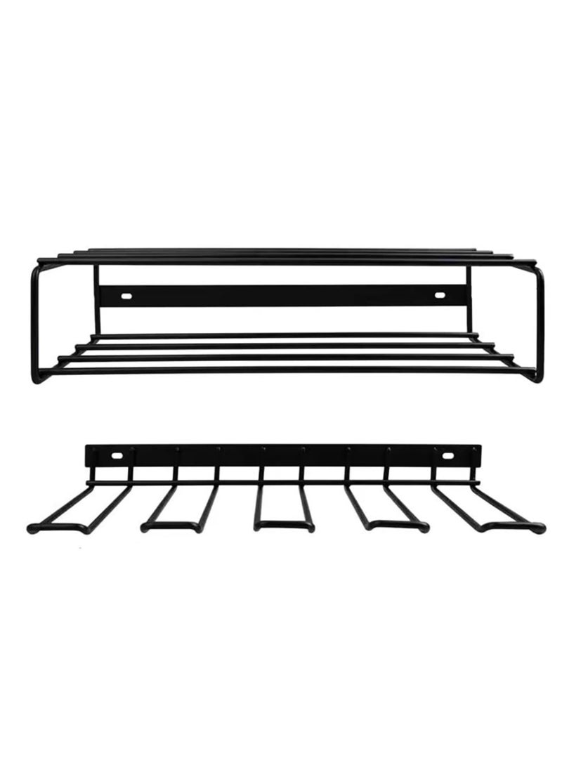 ELIKLIV - ELIKLIV Power Tool Organizer Wall Mounted  2 Layer Garage Organization Floating Cordless Drill Holder Heavy Duty Tool Organizers and Storage - Image 1