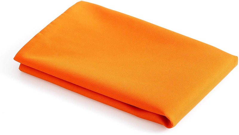 Cottonfry Ultra Soft Velvet Body Pillow Cover/Case Pillowcase with Hidden Zipper, Zippered Body Pillow Case (Orange, 20x54) - Image 2