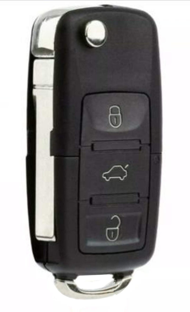 REPROTECTING Silicone Rubber Key Fob Cover Compatible with 2006-2015 VW Volkswagen Beetle CC Eos GTI Golf Jetta Passat Rabbit Tiguan Touareg NBG735868T HLO1J0959753AM HLO1J0959753DC NBG0100180T - Image 3