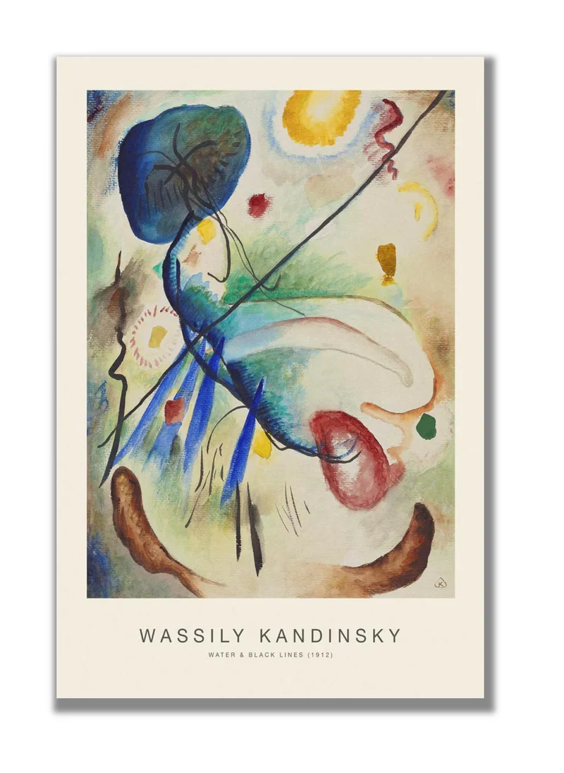 Drawdeck Water & Black Lines (SE) - Wassily Kandinsky