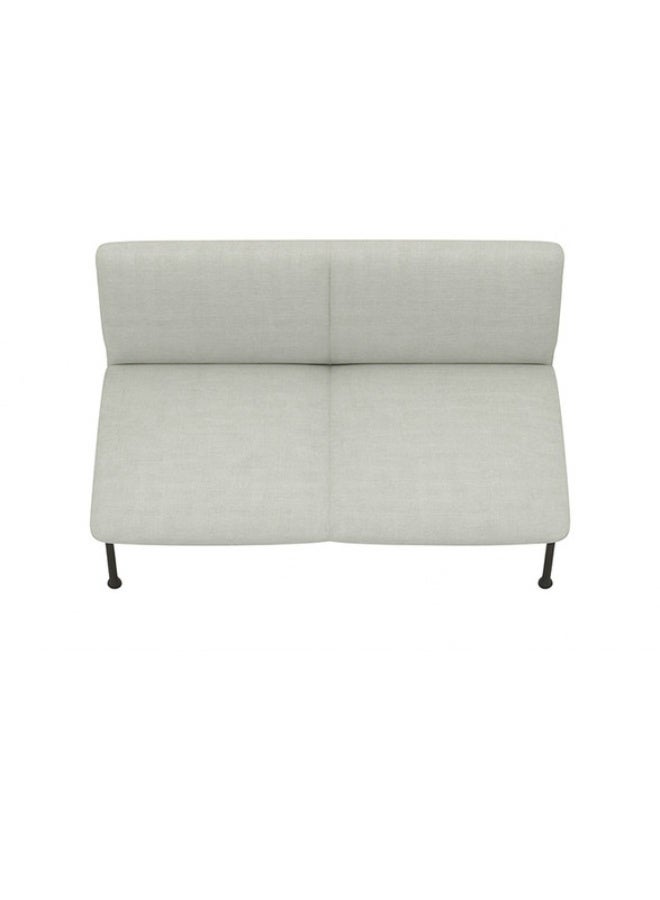 YI ONE 2-Seater Armless Sofa – Modern Fabric Reception Sofa with Steel Frame & High-Density Foam for Office, Lounge & Home Use – Comfortable No-Arm Waiting Room Couch (147 x 73.5 x 75 cm) - Image 4