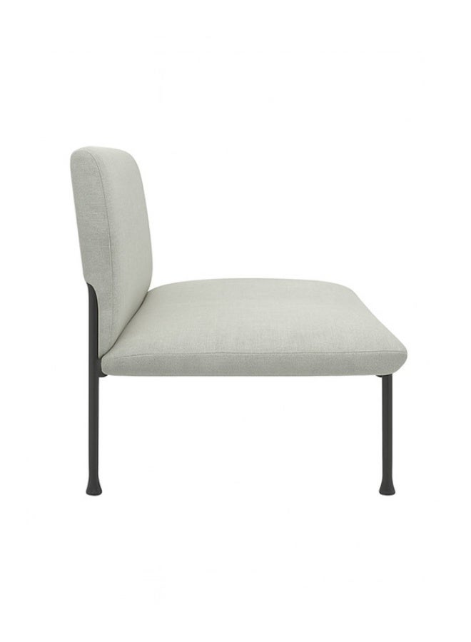 YI ONE 2-Seater Armless Sofa – Modern Fabric Reception Sofa with Steel Frame & High-Density Foam for Office, Lounge & Home Use – Comfortable No-Arm Waiting Room Couch (147 x 73.5 x 75 cm) - Image 3