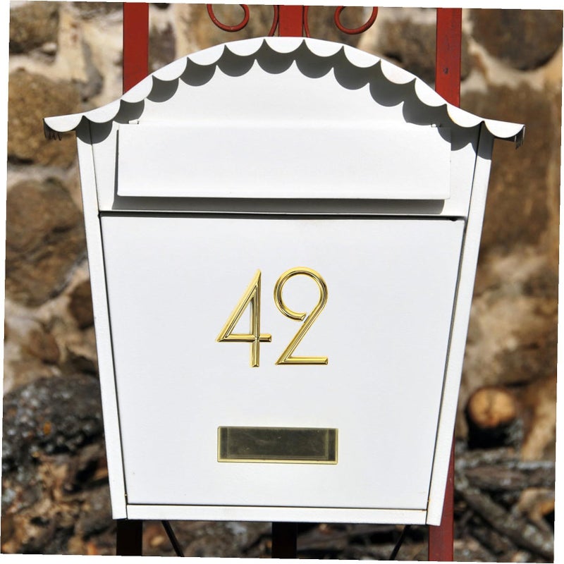 Self Adhesive House Numbers 5 Pack Modern Address Signs For Doors And Mailboxes - Image 4
