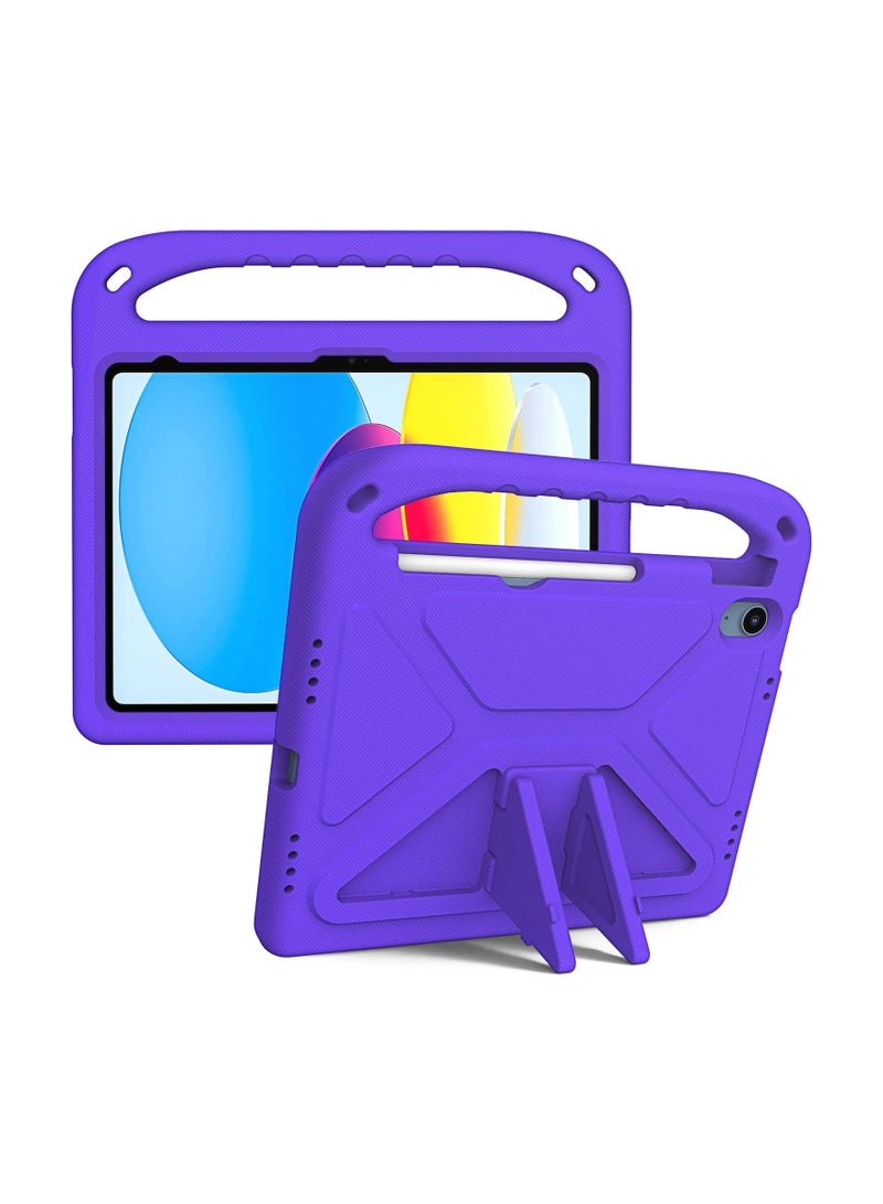 Kids Case for 11th Generation iPad (A16) 11-inch (2025) Tablet, [Kid Friendly] Durable and Lightweight EVA Shockproof Protective Grip Stand Case for iPad A16 11” 2025