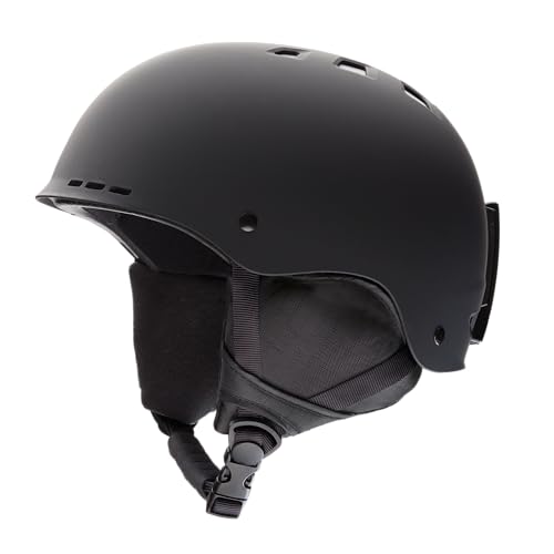 Smith Holt Helmet – Adult All-Season Helmet – Lightweight Protection for Skiing, Skating, Snowboarding & Snowsports – for Men & Women – Matte Black, Medium - Image 5