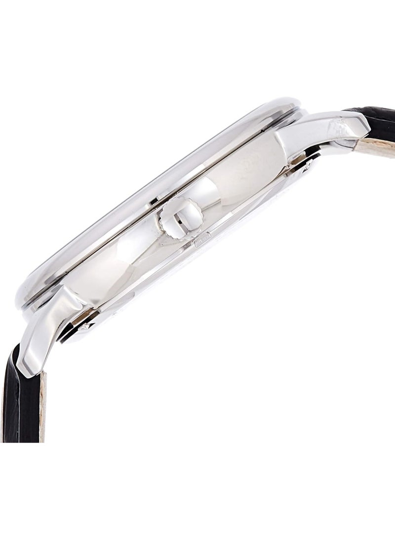 CASIO Analog Men’s Watch BEM-152L-1AVDF, 40 mm Black Dial, Stainless Steel Case & Black Leather Band, 50 m WR - Image 3