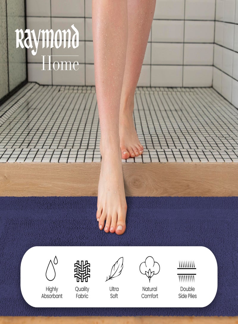 Raymond Home Bath Mat - Luxurious, Ultra-Absorbent Bathroom Mat with Non-Slip Backing Color Persian - (50 * 80 CM) - Image 5