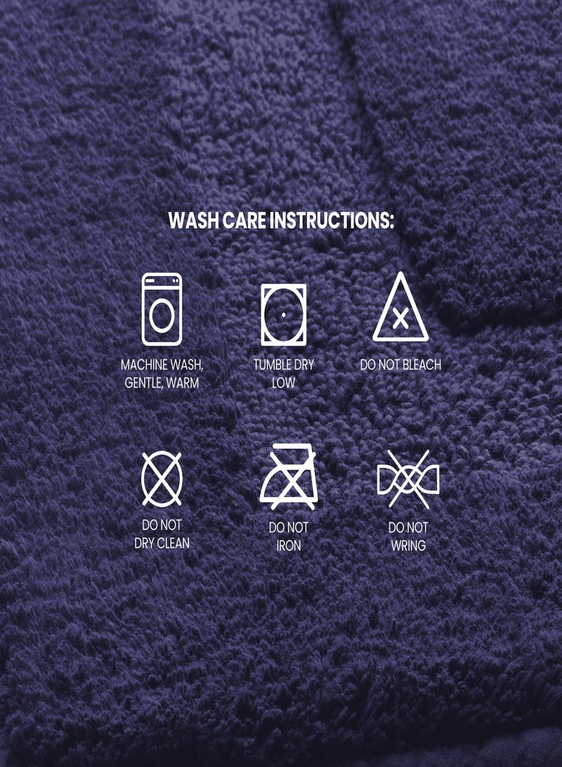 Raymond Home Bath Mat - Luxurious, Ultra-Absorbent Bathroom Mat with Non-Slip Backing Color Persian - (50 * 80 CM) - Image 4