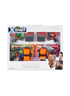 ZURU X-Shot - Mix Combo Pack 2Pk Dread And 2Pk Menace  - Image 1