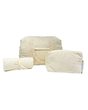 Gloop! Organic Maternity Kit Bag 3-Pack Set - Soft Sky, Gloop