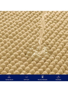 TYCOM Bathroom Rugs Bath Mat 50x120cm Non-Slip Fluffy Soft Plush Microfiber Shower Carpet Rug Machine Washable Quick Dry Ultra Bath Mats for Tub Bathroom and Shower  - Image 3