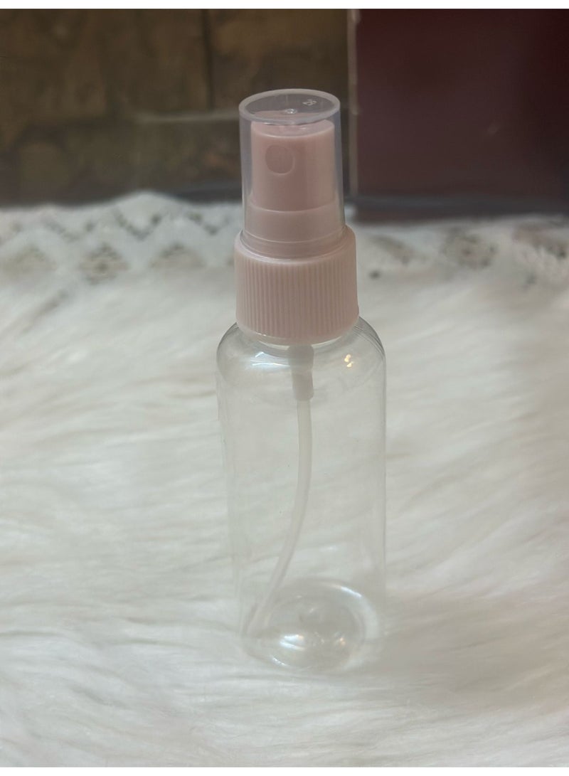 Travel Bottles, 1PC Empty Plastic BOTTLE Transparent Sprayer Plastic Cosmetic Bottles may vary color - Image 1