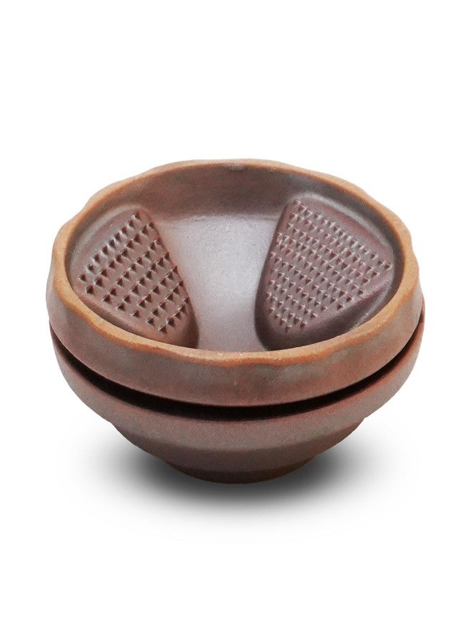 COTONOHA Suriusu Handheld Sesame Grinder - Multifunctional Mino Ware Ceramic Mortar with Built-In Grater for Spices, Sesame, Garlic, and Tea - Image 2