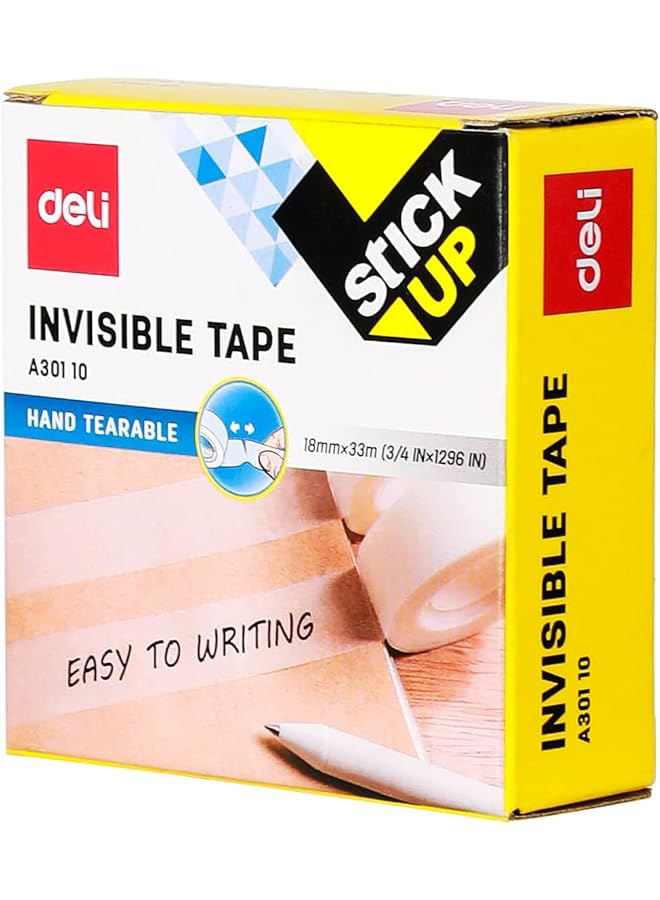 Deli Invisible Office Tape 33 Meter Length - Image 1