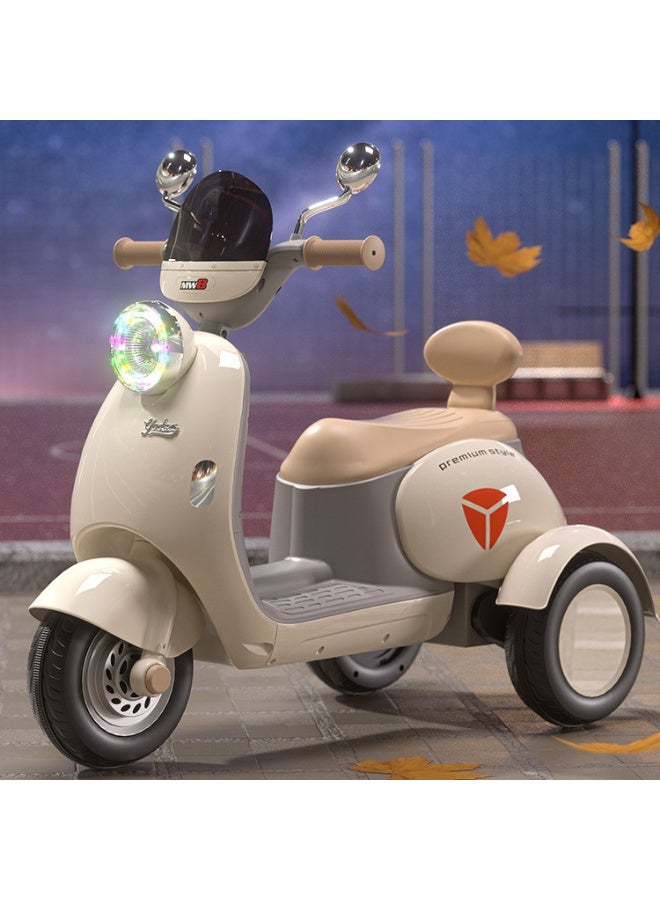 ROVENO Kids Electric Motorbike 6V Ride-On Motorcycle with Remote Control, 3 Wheels, LED Headlight, Music & Horn, Battery Powered Toy for 2+ Year Old Boys & Girls | Random Color - Image 1