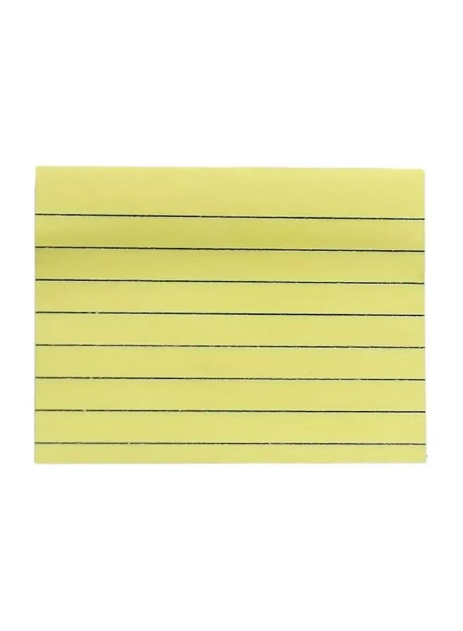 xingli Xing Li Lined Sticky Note Pad- Yellow - Image 2