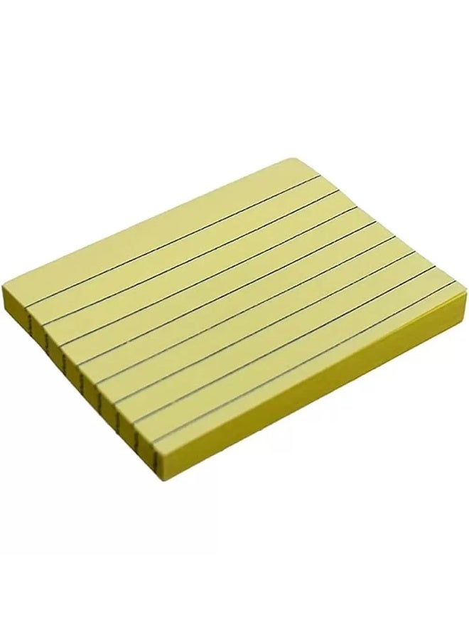 xingli Xing Li Lined Sticky Note Pad- Yellow - Image 1
