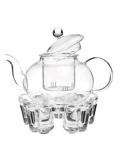 Cuisine Art Cuisine Art 850ml Borosilicate Glass Teapot with Infuser – Premium Blooming & Loose Leaf Tea Server  - Image 1