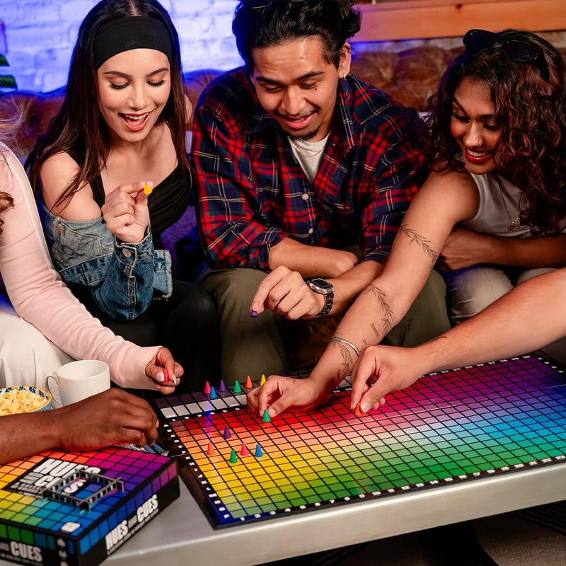 USAopoly HUES and CUES - Vibrant Color Guessing Board Game for 3-10 Players Ages 8+, Connect Clues and Guess from 480 Color Squares - Image 5