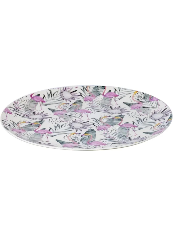 Cuisine Art - Florence Tableware - Eco-Friendly Bamboo Fibre Dinnerware Plate - 23Cm