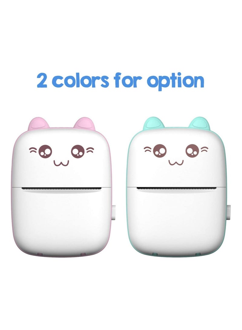 ELTRAZONE Portable Mini Pocket Printer BT Thermal Printer with Thermal Printing Paper USB Cable for Note Photo Web Document Printing  - Image 2