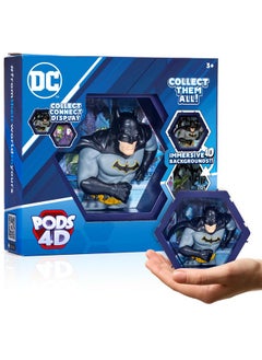 WOW! PODS WOW! PODS 4D DC Batman Toy - Unique Connectable & Collectable Batman DC Action Figures - Wall or Shelf Display Toy Figure, Batman Action Figure, Easter Basket Stuffers, Batman Gifts for Men, DC Toys  - Image 1