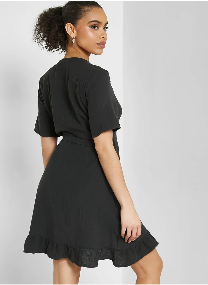 ONLY Ruffle Detail Dress