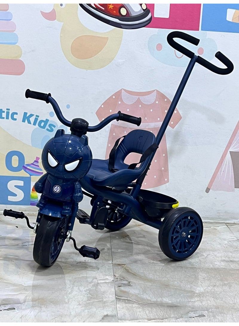 3-in-1 Convertible Ride-On Tricycle & Stroller with Parent Push Handle & Safety Harness for Toddlers  - Image 2