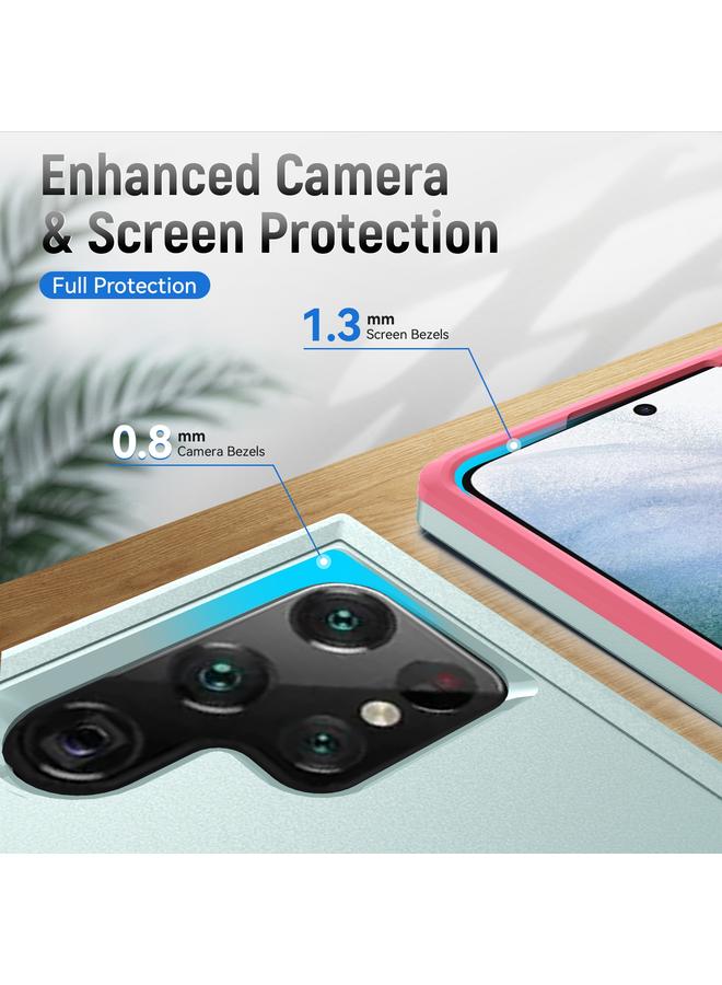 S-TOP Case For Samsung Galaxy S22 Ultra 5G Pioneer Armor Heavy Duty PC + TPU Phone Case - Image 5