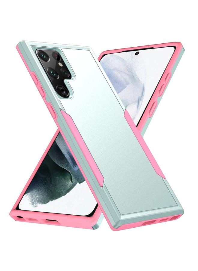 S-TOP Case For Samsung Galaxy S22 Ultra 5G Pioneer Armor Heavy Duty PC + TPU Phone Case - Image 1